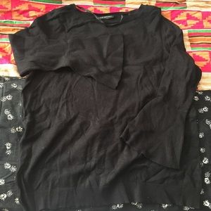 Bell-Sleeve Black Sweater - Lane Bryant